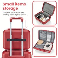 4-Piece Lightweight & Durable Expandable Luggage Set (14"/20"/24"/28") - Perfect For Travel And Adventure