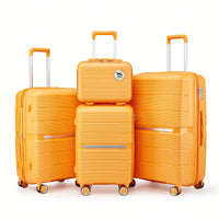 4-Piece Lightweight & Durable Expandable Luggage Set (14"/20"/24"/28") - Perfect For Travel And Adventure