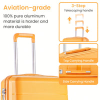 4-Piece Lightweight & Durable Expandable Luggage Set (14"/20"/24"/28") - Perfect For Travel And Adventure