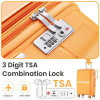 4-Piece Lightweight & Durable Expandable Luggage Set (14"/20"/24"/28") - Perfect For Travel And Adventure