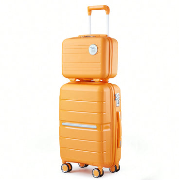 4-Piece Lightweight & Durable Expandable Luggage Set (14"/20"/24"/28") - Perfect For Travel And Adventure