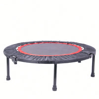 40 Inch Mini Exercise Trampoline For Adults Or Kids - Indoor Fitness Rebounder Trampoline With Safety Pad | Max