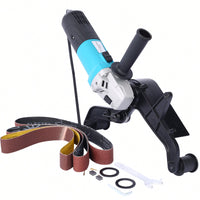 Stainless Steel Tube Belt Sander And Polisher - 110V 1300W Pipe Sander With Alumina Oxide Grinding And Polishing Tools