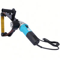 Stainless Steel Tube Belt Sander And Polisher - 110V 1300W Pipe Sander With Alumina Oxide Grinding And Polishing Tools