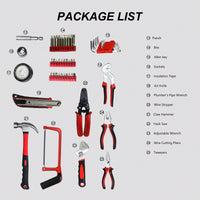 Comprehensive 238-Piece Hand Tool Set With Sturdy Tool Box For Home And Workshop Use