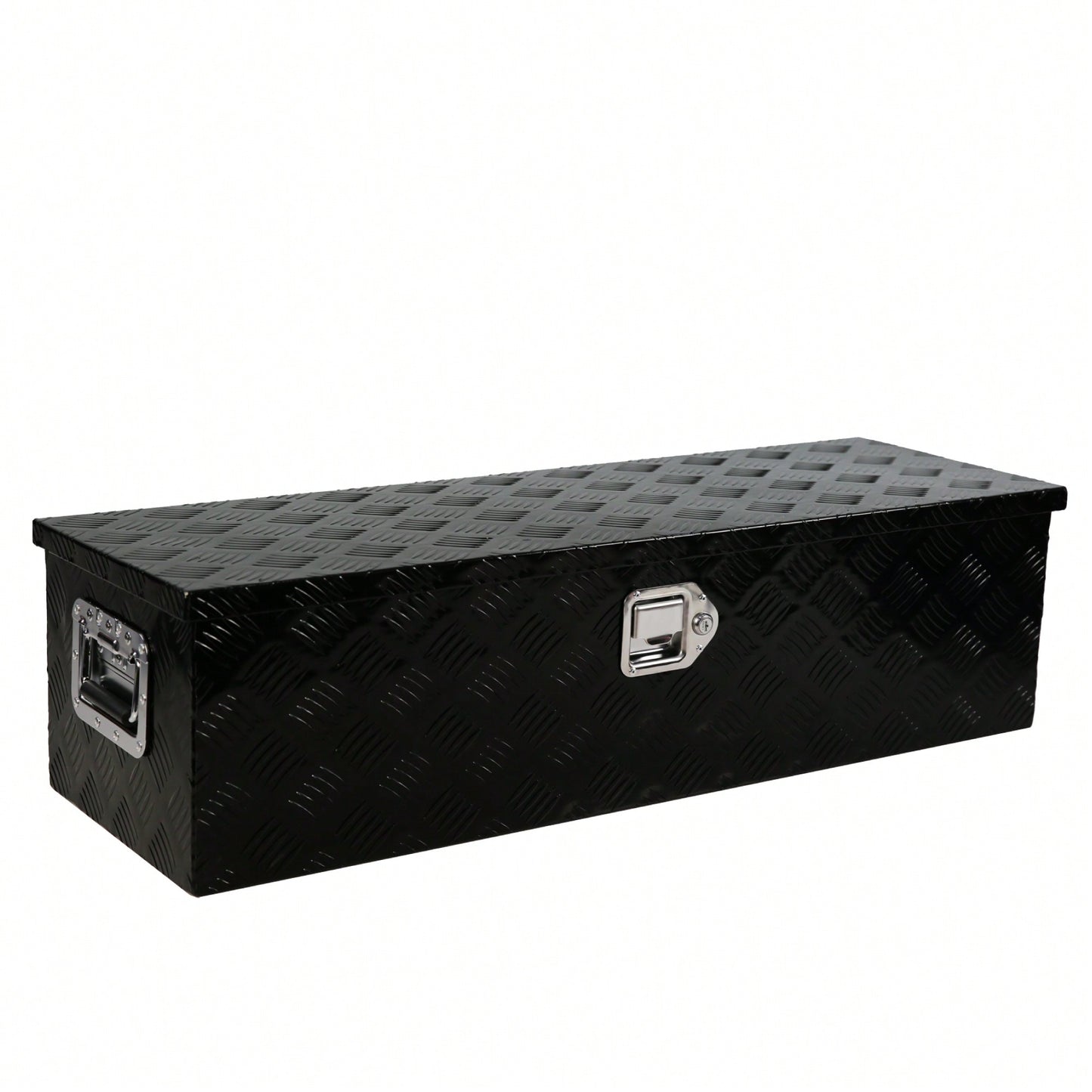 Heavy-Duty 39 Inch Aluminum Truck Tool Box with Gas Strut Locking System for Trailers and Pickups