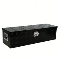 Heavy-Duty 39 Inch Aluminum Truck Tool Box with Gas Strut Locking System for Trailers and Pickups