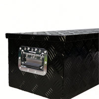 Heavy-Duty 39 Inch Aluminum Truck Tool Box with Gas Strut Locking System for Trailers and Pickups