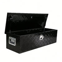 Heavy-Duty 39 Inch Aluminum Truck Tool Box with Gas Strut Locking System for Trailers and Pickups