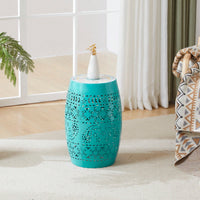 Stylish 12-Inch Teal Side Table For Modern Homes