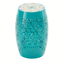 Stylish 12-Inch Teal Side Table For Modern Homes