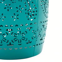 Stylish 12-Inch Teal Side Table For Modern Homes