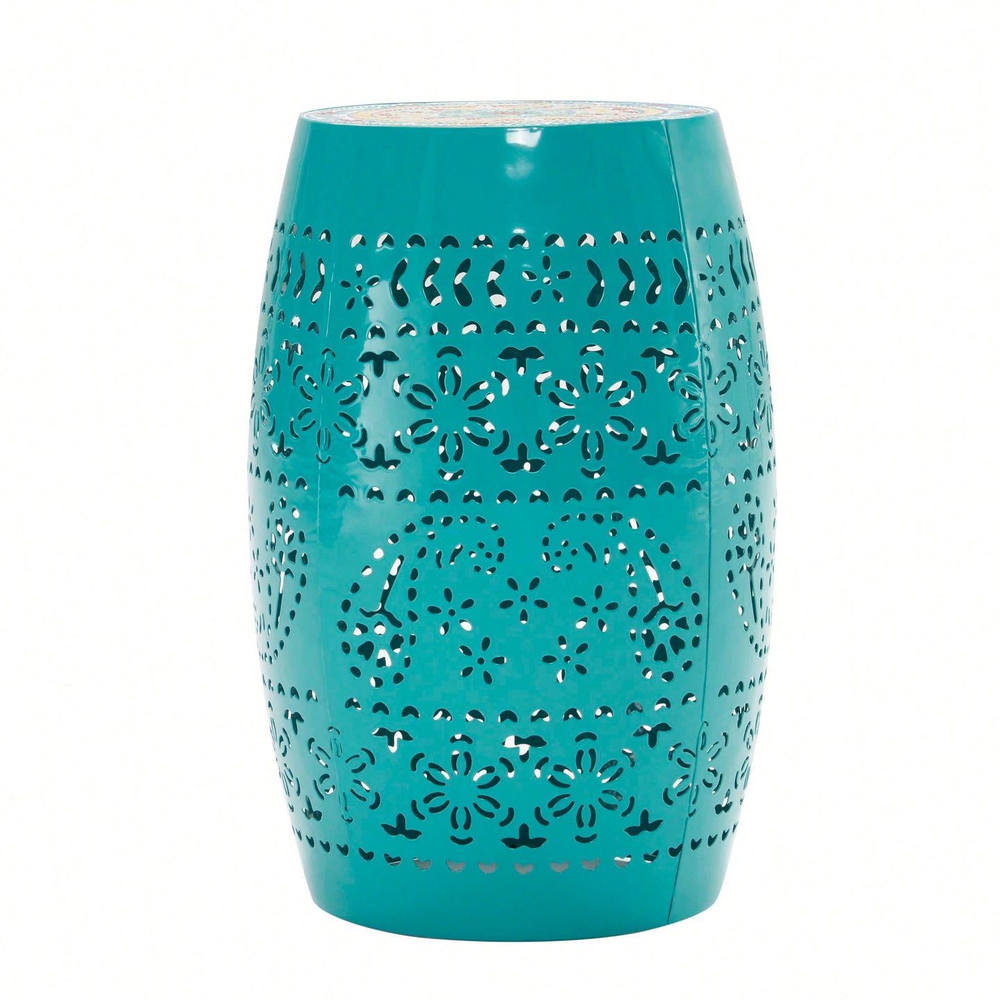 Stylish 12-Inch Teal Side Table For Modern Homes