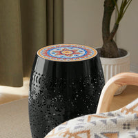 Teal 12-Inch Decorative Side Table - Stylish Accent Furniture For Any Room