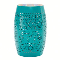 Teal 12-Inch Decorative Side Table - Stylish Accent Furniture For Any Room