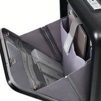 Light Blue 3-Piece Luggage Set with USB Port Airline Approved Carry-On Spinner Wheels 20 24 28 Inch Hard Shell