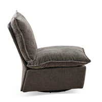 Detachable Chenille 360 Swivel Rocker Chair - Comfortable Single Sofa Lounge For Living Room & Bedroom