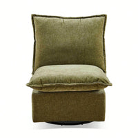 Detachable Chenille 360 Swivel Rocker Chair - Comfortable Single Sofa Lounge For Living Room & Bedroom