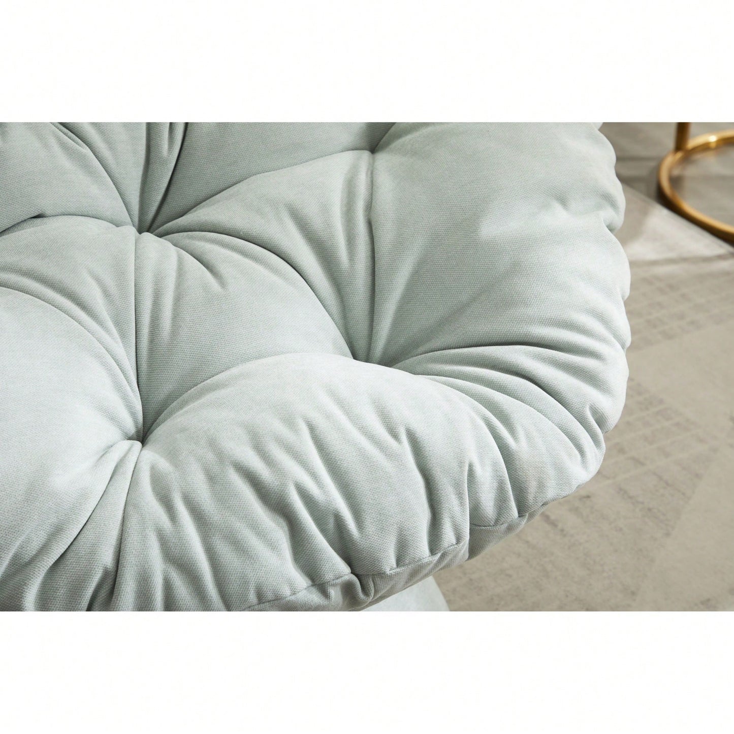 Luxurious Oversized 360° Swivel Barrel Chair - Stylish Papasan Accent Chair For Living Room And Bedroom Comfort