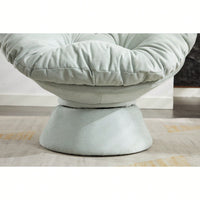 Luxurious Oversized 360° Swivel Barrel Chair - Stylish Papasan Accent Chair For Living Room And Bedroom Comfort