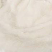 Luxurious White Faux Fur Bean Bag - Modern 3-Foot Design For Cozy Comfort