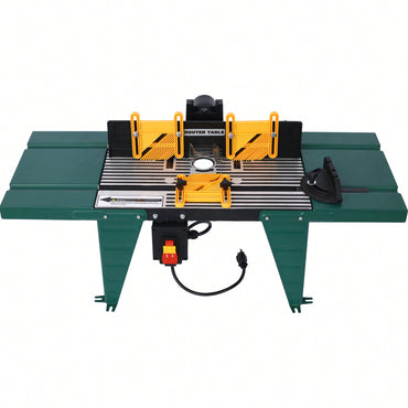 Versatile Electric Benchtop Router Table For Precision Woodworking Projects - Friendly Green Design