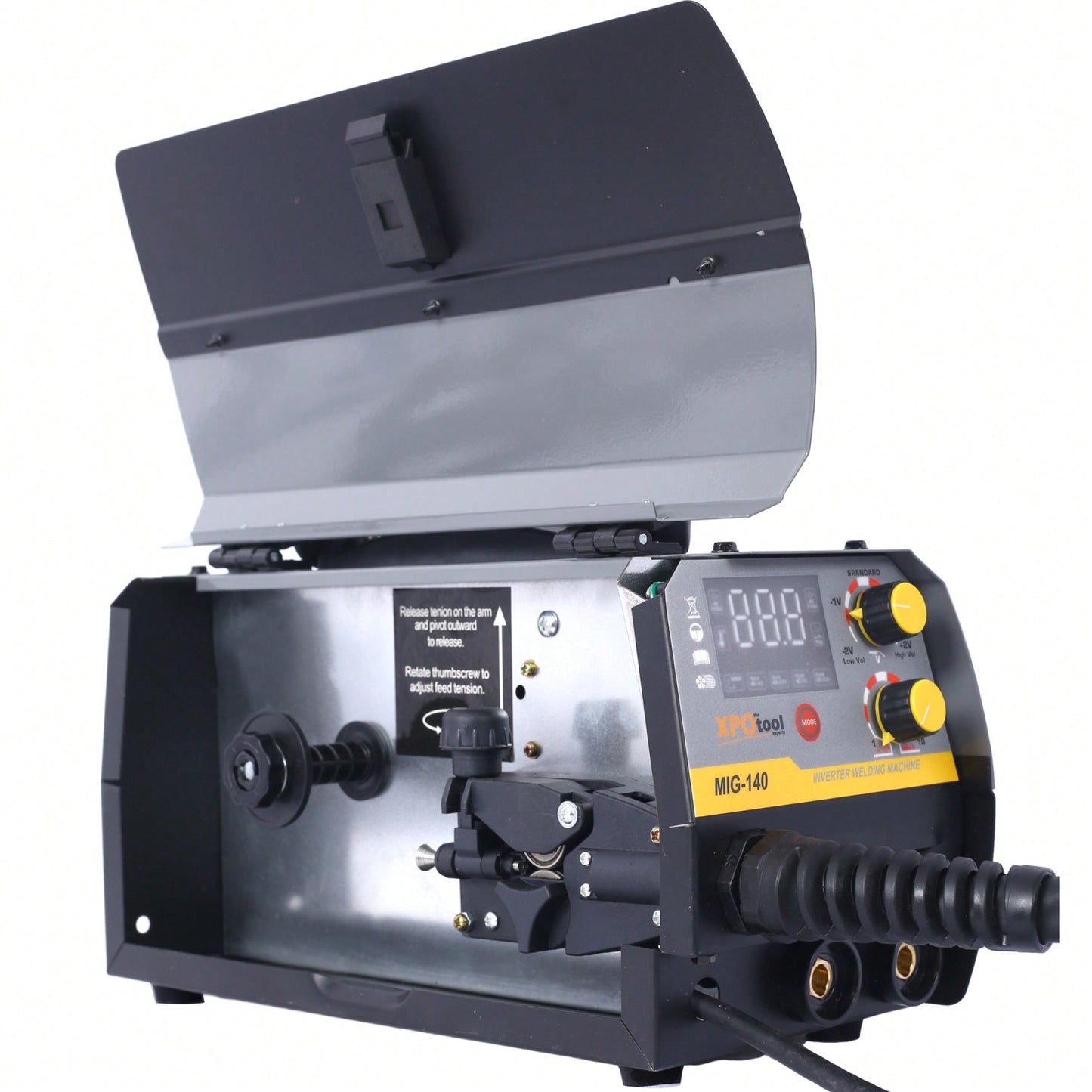 Versatile 4-In-1 MIG Welder - Dual Voltage Gas/Gasless Welding Machine For MIG, TIG & Stick ARC Applications