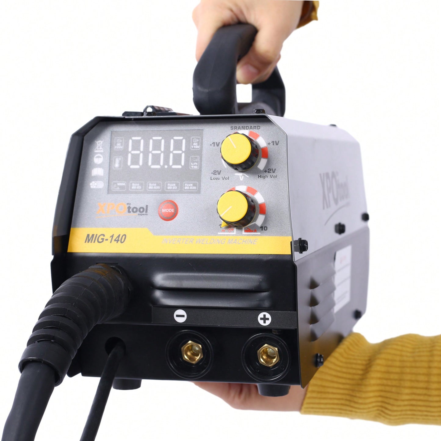 Versatile 4-In-1 MIG Welder - Dual Voltage Gas/Gasless Welding Machine For MIG, TIG & Stick ARC Applications