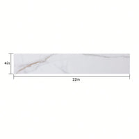 Elegant Carrara Gold Vanity Top Side Splash For Enhanced Bathroom Aesthetics