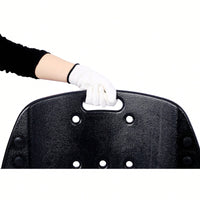 Ergonomic 48-Inch Plastic Creeper With Padded Headrest And Dual Tool Trays - 440 Lbs Capacity, Orange
