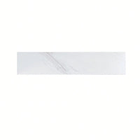 Elegant 22-Inch Vanity Top With 4" Sidesplash And Backsplash In Bianco Carrara Venato For Stunning Bathroom Upgrades