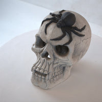 Spooky Demon Skull Decoration For Outdoor Fireplaces And Fire Pits - Perfect For Halloween Ambiance