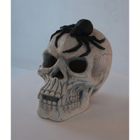 Spooky Demon Skull Decoration For Outdoor Fireplaces And Fire Pits - Perfect For Halloween Ambiance