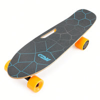 Compact Electric Skateboard With Wireless Remote, 350W Power, Top Speed 10 MPH, 7-Layer Maple Deck, Supports Up To 100kg For All Ages