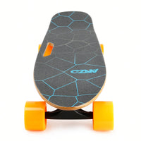Compact Electric Skateboard With Wireless Remote, 350W Power, Top Speed 10 MPH, 7-Layer Maple Deck, Supports Up To 100kg For All Ages