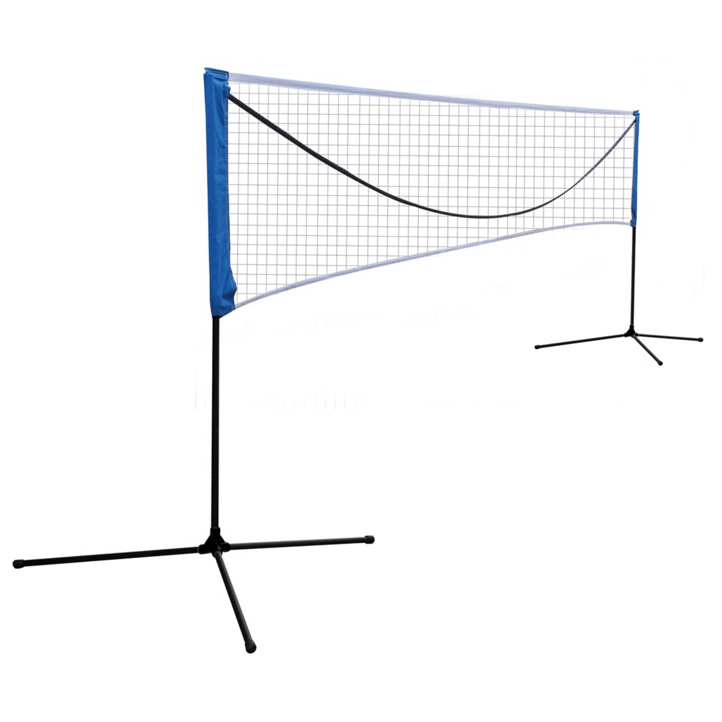 14FT Portable Volleyball, Badminton, And Tennis Net With Carrying Bag And Stand - Ideal For Outdoor Sports