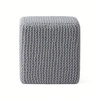 Cozy Knitted Foot Stool For Comfort And Style In Any Living Space