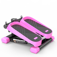 High-Capacity Mini Stepper For Home Office Workouts With Resistance Bands And LCD Monitor - Supports 330LBS