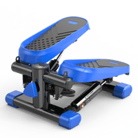 High-Capacity Mini Stepper For Home Office Workouts With Resistance Bands And LCD Monitor - Supports 330LBS
