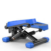 High-Capacity Mini Stepper For Home Office Workouts With Resistance Bands And LCD Monitor - Supports 330LBS