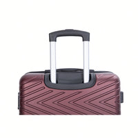 4-Piece Lightweight Hard Shell Luggage Set With Spinner Wheels, TSA Lock, 16/20/24/28 Inch - Sleek Black Travel Case