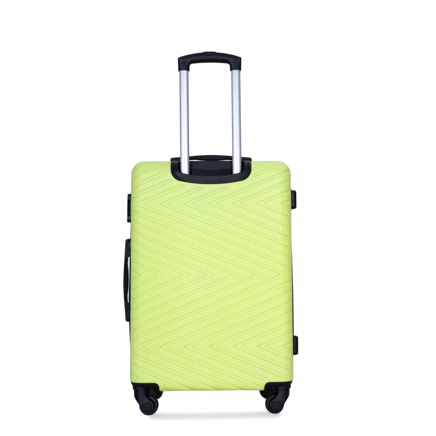 4-Piece Lightweight Hard Shell Luggage Set With Spinner Wheels, TSA Lock, 16/20/24/28 Inch - Sleek Black Travel Case