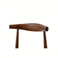 Elegant Mid Century Modern Dining Chairs Set Of 2 - Upholstered Wooden Frame With Charcoal Grey Cushions