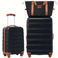 Lightweight 2-Piece Hardshell Luggage Set With Spinner Wheels And TSA Lock - 20" And 28" Suitcases For Effortless Travel