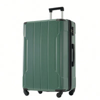 Expandable 6-Piece Hardshell Luggage Set With Wheels And TSA Lock - Lightweight Travel Suitcases In Blue For Men And Women
