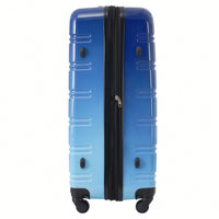 Gradient Color Lightweight Hardshell Luggage Set 3 Piece Spinner Suitcase with TSA Lock 20 24 28 Pink Yellow