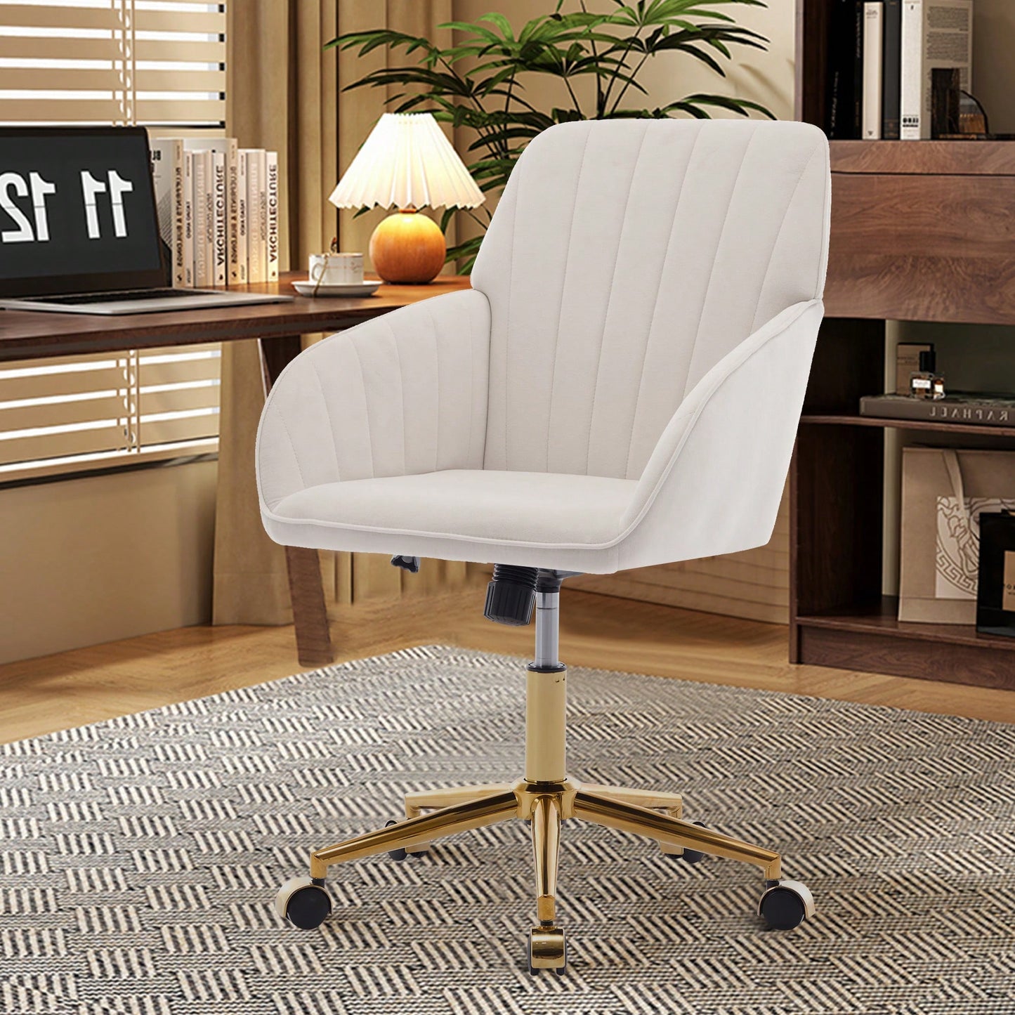 Ergonomic High-Back Office Chair With Adjustable Lumbar Support And Breathable Mesh Seating