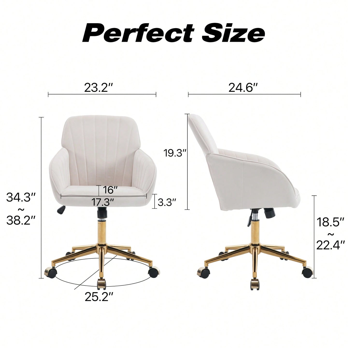 Ergonomic High-Back Office Chair With Adjustable Lumbar Support And Breathable Mesh Seating