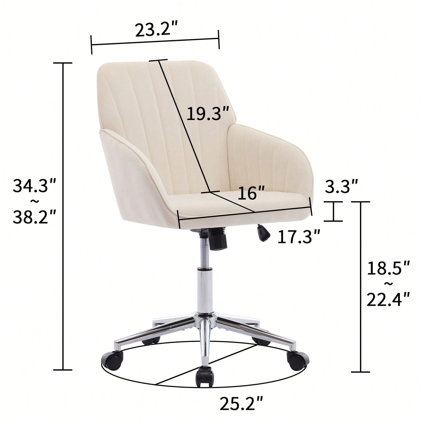 Ergonomic High-Back Office Chair With Adjustable Features For Ultimate Comfort And Support