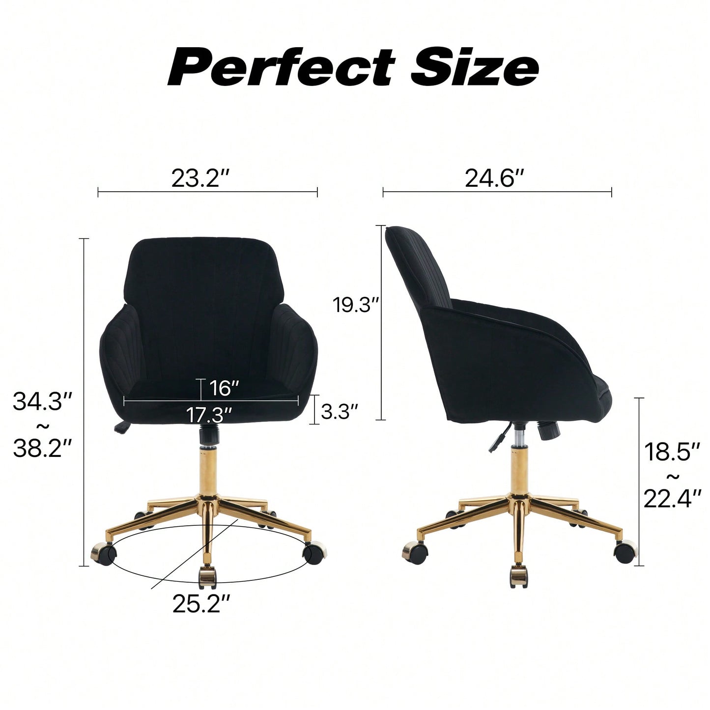 Ergonomic High-Back Office Chair With Adjustable Features For Ultimate Comfort And Support